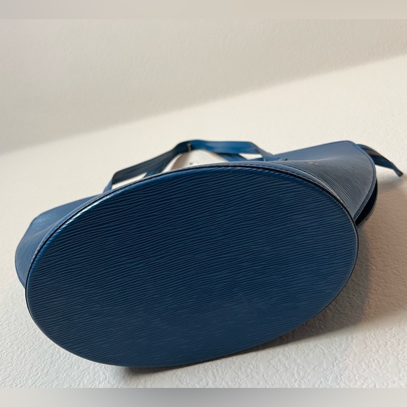 Louis Vuitton St.Jacques Blue Epi Leather GM Tote Bag Pre-Loved - Picture 11 of 17